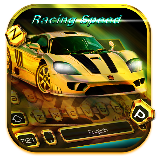 Big Yellow Bee Speed Car Keyboard icon