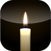 Virtual candle light icon