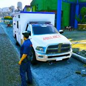 Airport Emergency Ambulance Bus Simulator Game 3D icon