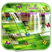 Природа зеленого леса иконка