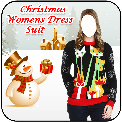 Christmas Women Dress Suit icon