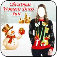 Christmas Women Dress Suit