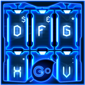 GO Keyboard Blue Tech Theme icon