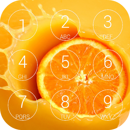 Orange Lock Screen icon