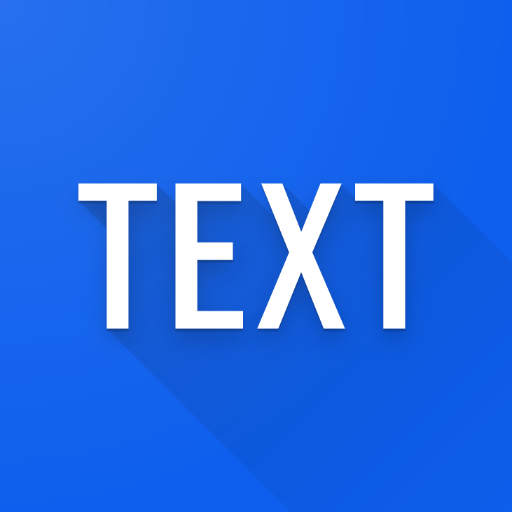 Simple text widget - Text widget for android icon