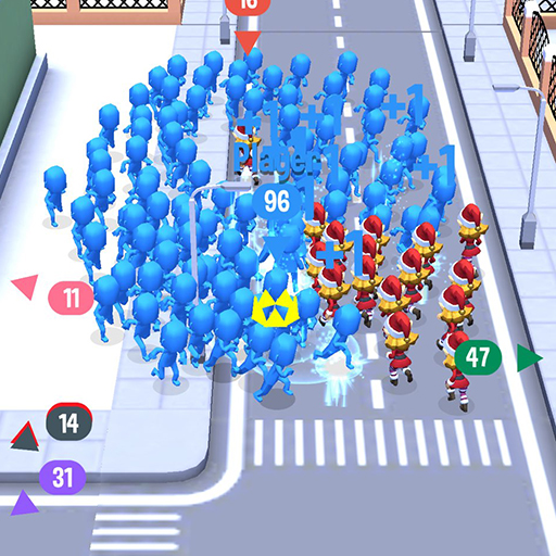 Crowd Race Run City icon