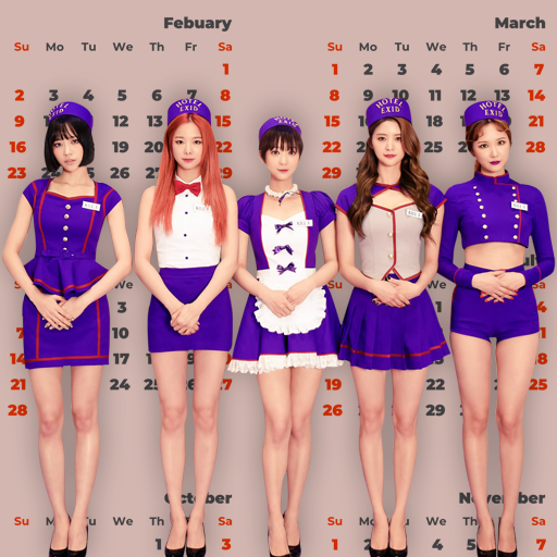 EXID Calendar Widget icon