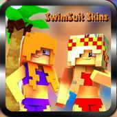 Swimsuit girls skins for Minecraft PE icon