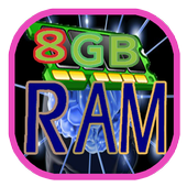 8 GB RAM Memory Booster icon
