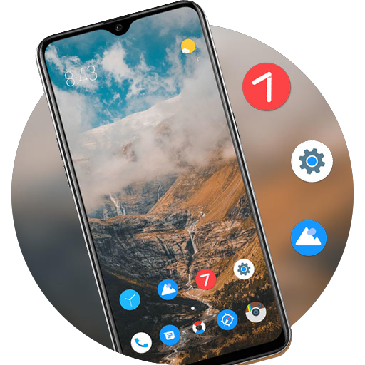 Mountain theme | autumn sky nature earth icon