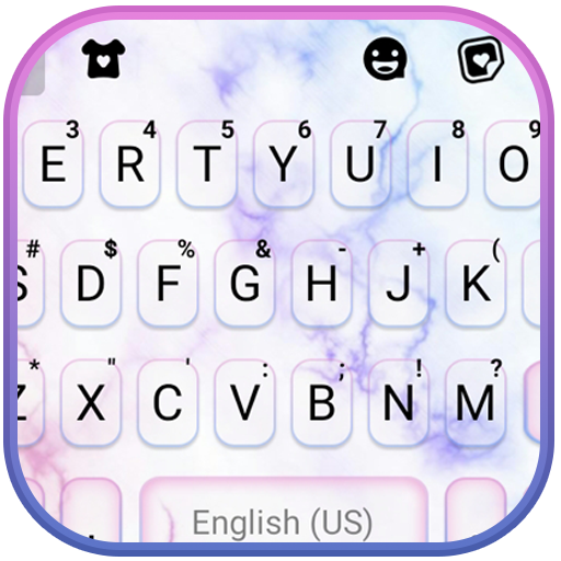 Colorful Marble Keyboard Theme icon