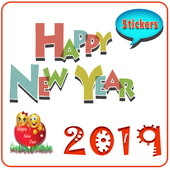 WAStickerApps -New year Stickers 2019 For WhatsApp icon
