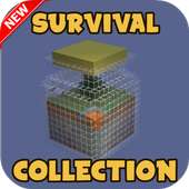 Выживание в Бутылке Карты для Майнкрафта ПЕ