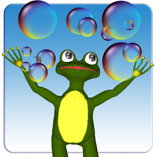 Funny bubbles icon