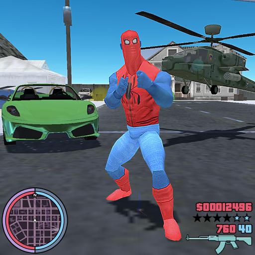 Spider Rope Hero Super World Street Crime Gangstar icon