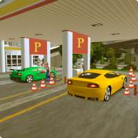 Sportwagen parkeren Pro & tankstation-Carwash