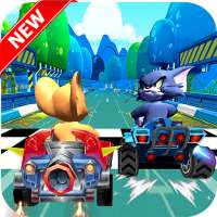 Race Jerry Car and Cat Speed