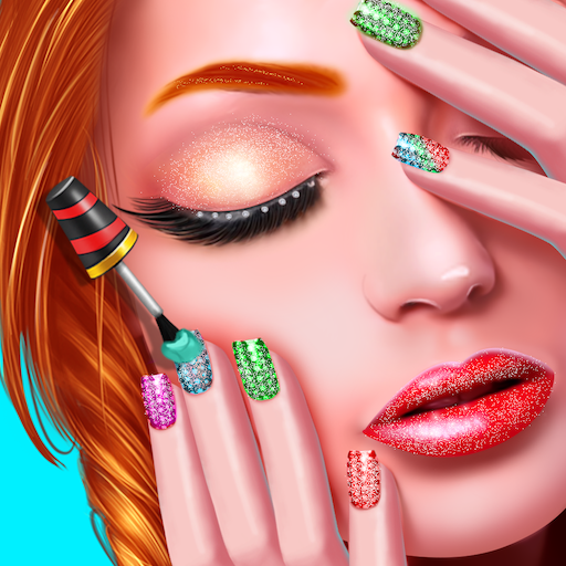 Christmas Nail Salon Makeover Dressup Makeup Game icon