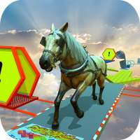 Horse Parkour Over Ramps: 3D Run 2020