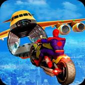 Spiderman Mega Ramp Bike Stunt Jet Bike Stunt icon