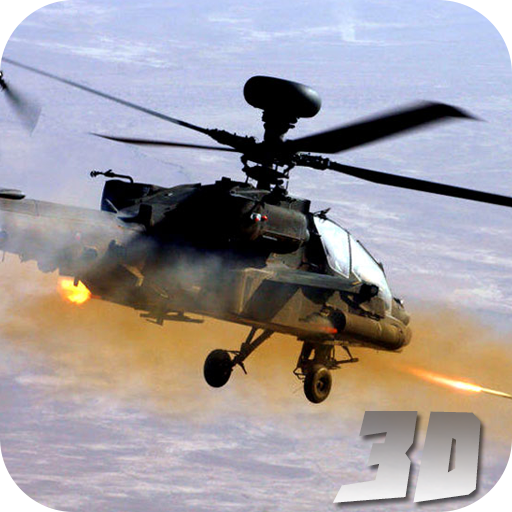 Helicopter Gunship 3D icon