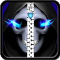 شاشة الجماجم زيبر قفل