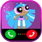 Call fake from Powerpuff hero Girls icon