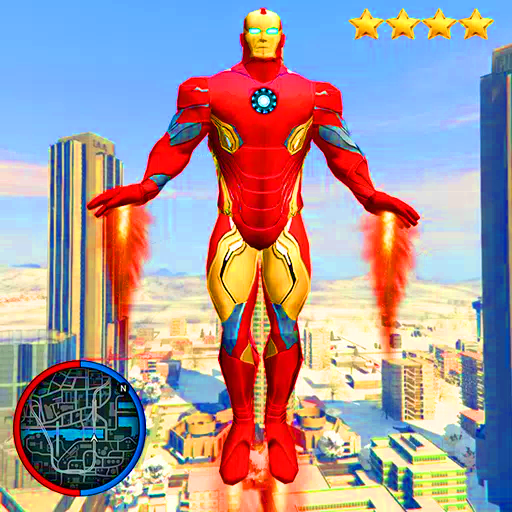 Iron Super Hero City War icon