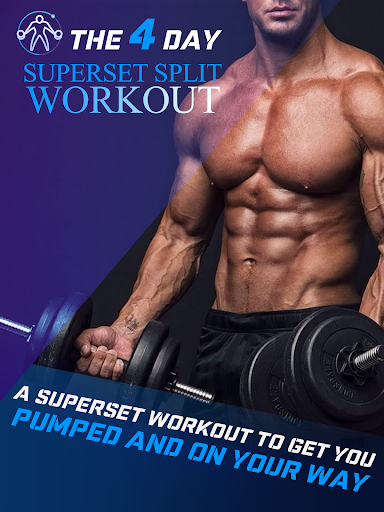 The 4 Day Superset Split Workout Pro screenshot 4