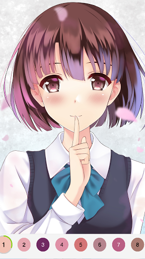 Paint Anime - Color By Number screenshot 7