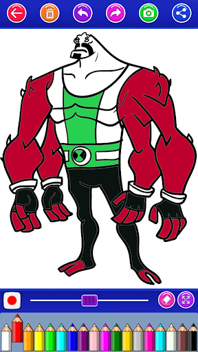 Bean coloring ultimate aliens game screenshot 1