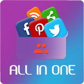 All in one Social Media icon