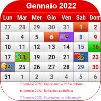 Italia Calendario 2022