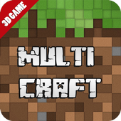 Multicraft: Free Miner Story 3D Game icon