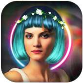 Neon Photo Effects - Light Crown Photo Editor on 9Apps