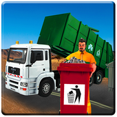 simulateur de camion à ordures 2017: dump driver icon