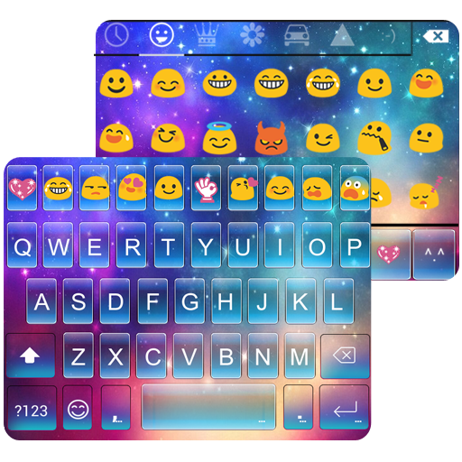 Rainbow Galaxy Emoji Keyboard icon
