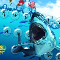 Cool sea shark keyboard theme on 9Apps