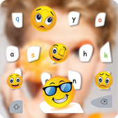 Photo emoji keyboard icon