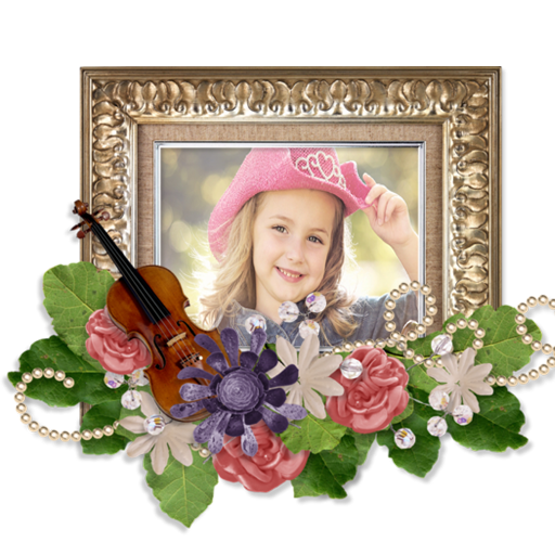 Add your picture on frame icon