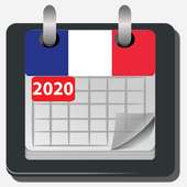 français calendrier 2020 avec jours fériés on 9Apps