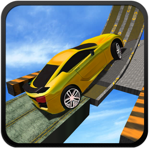 Crazy Sky Drive Car Track Mania Simulation icon