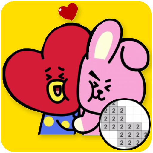 BT21 PIXEL ART - BT21 Color by Number icon