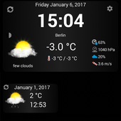 Weather &amp; Clock Widget icon