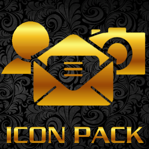 ICON PACK GOLD THEME LAUNCHER icon
