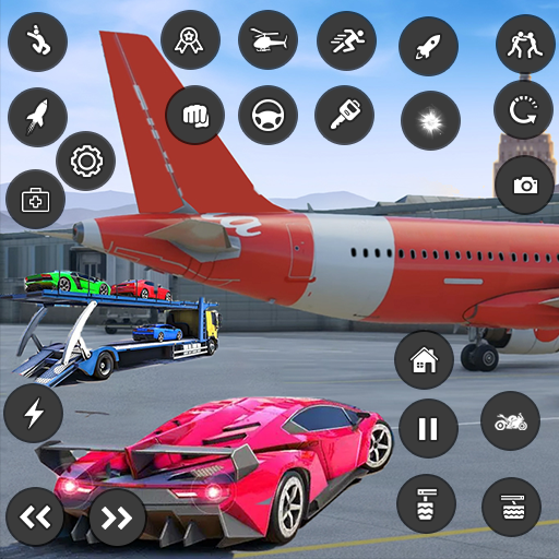 Airplane Car Transporter Pilot icon
