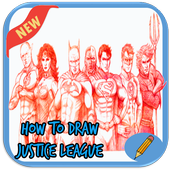 How to Draw Justice League icon