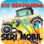 ikon Menggambar dan Melukis Mobil