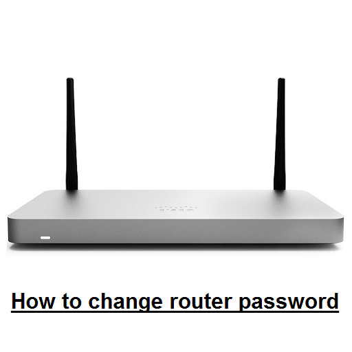 How to change router password icon