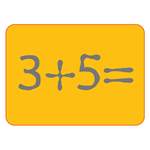 Addition of numbers to 10 icon